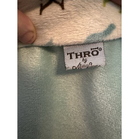 Thro By Marlo Lorenz Baby Blanket ABC Letters Alphabet Elephant Owl Soft Lovey - Picture 2 of 6